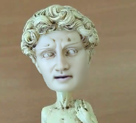Statue talking